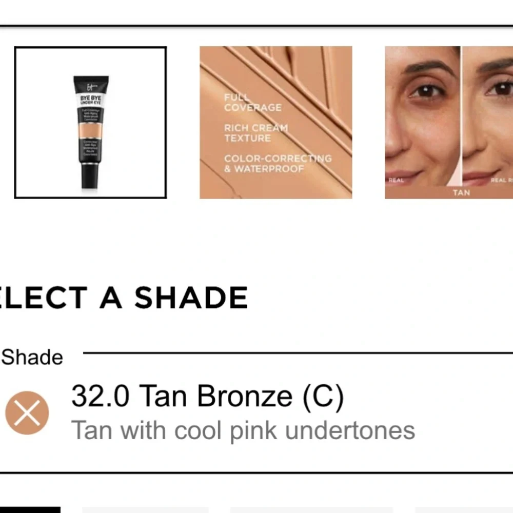 IT Cosmetics Bye Bye Under Eye Concealer - full coverage, antiaging waterproof